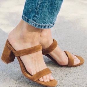 Soludos Innes Heel Walnut 7.5 New